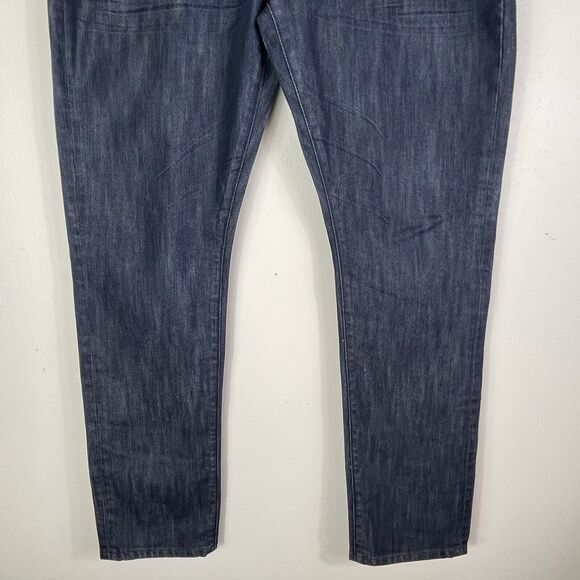 Guess Jeans Men’s 36x32 Medium Rise Tapered Slim Halsted Fit Dark Wash Preppy - Picture 6 of 15